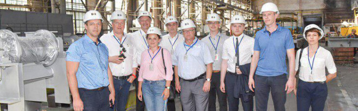 Завод "Днепропресс Сталь" посетила немецкая бизнес-делегация