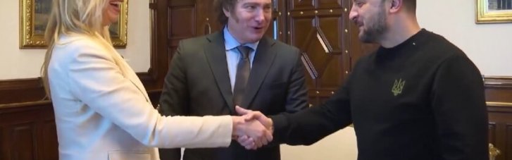 Зеленський зустрівся з новим президентом Аргентини (ВІДЕО)