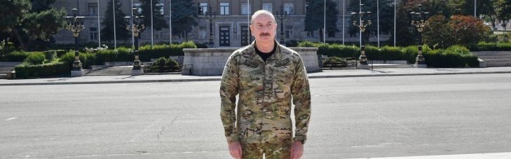 Алієв приїхав до Нагірного Карабаху і підняв прапор Азербайджану