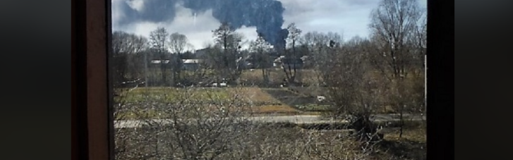 Оккупанты взорвали еще одну нефтебазу в Киевской области, — местные жители (ФОТО, ВИДЕО)