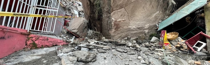 В Мексике скала обрушилась на жилые дома: есть погибшие (ФОТО, ВИДЕО)