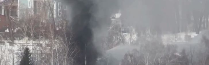 В Казани горит военное училище, в эпицентре — казармы