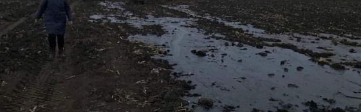 На Сумщине произошла авария на нефтепроводе: нефть загрязнила окружающую среду (ФОТО)