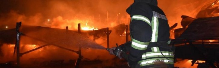 Ночная атака дронов: на Николаевщине ранен гражданский, вспыхнул пожар