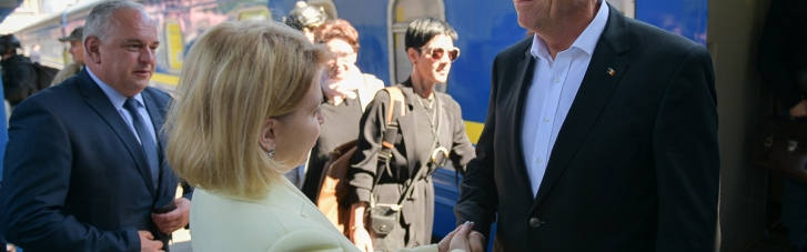 Президент Румынии Йоханнис присоединился к Макрону, Шольцу и Драги в Киеве