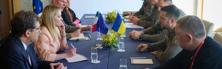 Президент України провів зустріч з прем’єр-міністром Італії