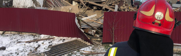 Взрыв во Львовской области: разрушенный дом и пять госпитализированных