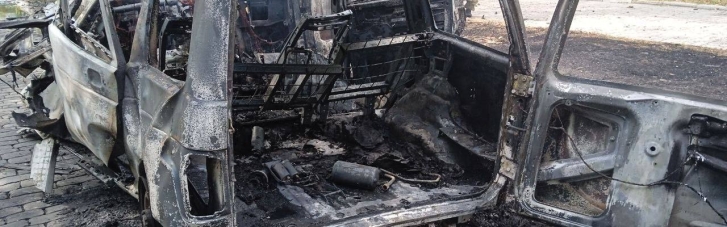 В центре Бердянска взорвали авто "гауляйтера" (ФОТО)