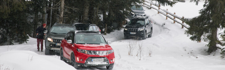 Испытание снегом и бездорожьем: в Карпатах провели тест-драйв на 14 миллионов