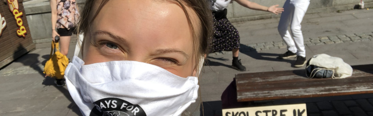 Грета Тунберг возобновила прерванные пандемией протесты (ФОТО)