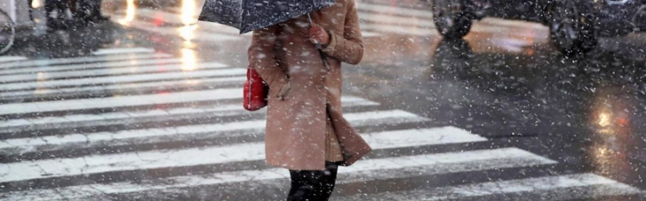 Погода в Україні на 2 лютого: Сніг з дощем пройде в усіх областях (КАРТА)