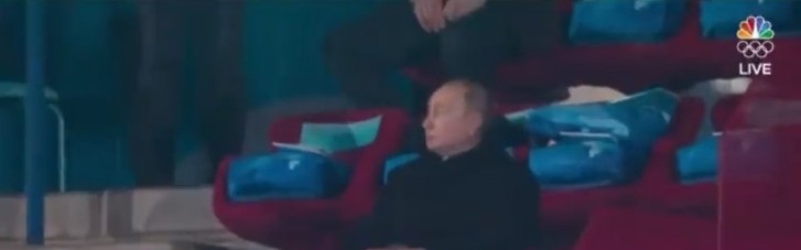 Тележурналисты потроллили "спящего" на Олимпиаде Путина из-за Украины (ВИДЕО)