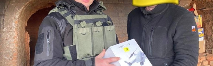 Волонтерский штаб "Украинская команда" передал коптер военным и медицинское оборудование в госпитали, — Палатный