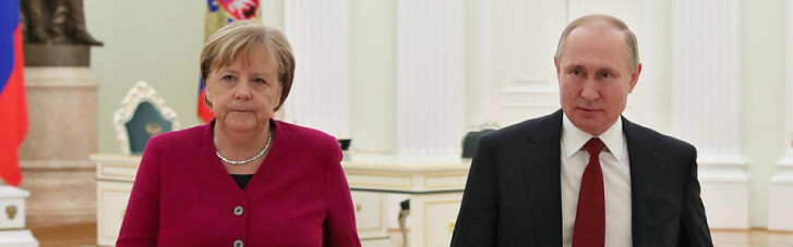 Путін обговорив з Меркель ситуацію на Донбасі