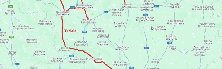 В Николаевской области перекрыто несколько автодорог