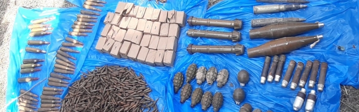 В Донецкой области обнаружили новый схрон оружия вблизи линии разграничения