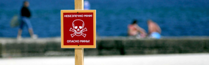 На берег Одесской области выбросило противокорабельную мину
