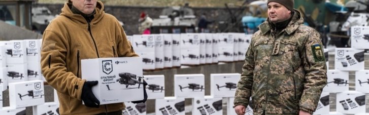 Відразу на фронт: ЗСУ отримали 100 дронів від Метінвесту Ахметова