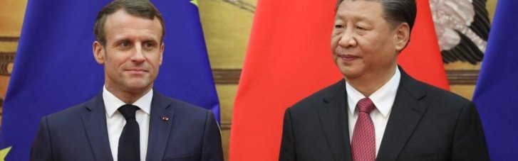 Макрон поделился с Си своей обеспокоенностью по поводу войны в Украине