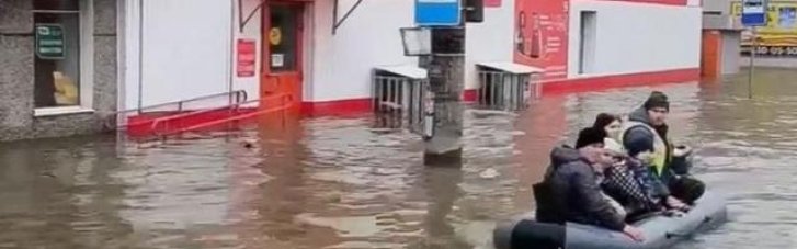 Потоп в Орську: городянам вже не подобається "кримнаш" (ВІДЕО)
