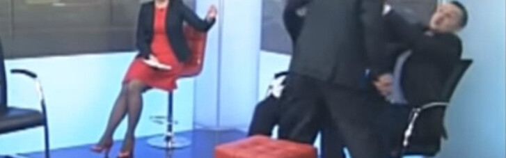 Нардепи Барна і Левченко побилися в прямому ефірі телеканалу "Рада" (ВІДЕО)