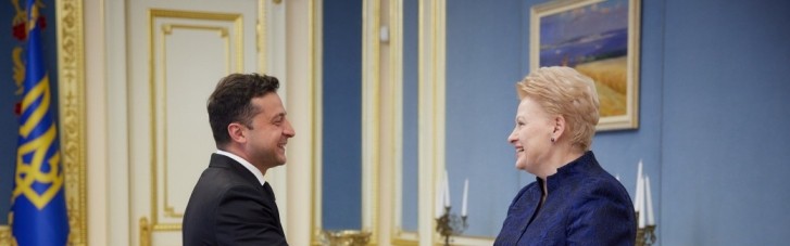 Зеленский поговорил с экс-президентом Литвы о евроатлантической интеграции Украины