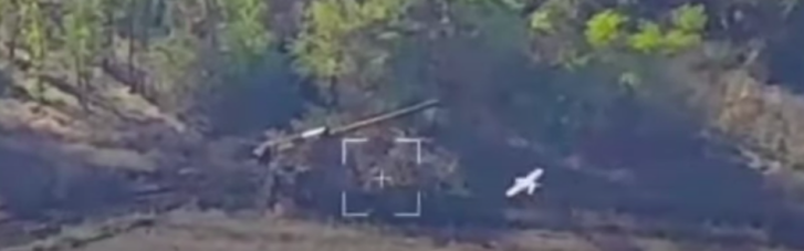 Спецназ СБУ использовал дрон-камикадзе неизвестного типа (ВИДЕО)