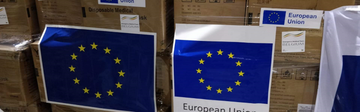 Три страны ЕС выделили Украине 35 млн защитных масок и 24 аппарата ИВЛ