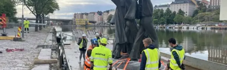 У столиці Фінляндії знесли монумент "Мир у всьому світі", який подарував СРСР