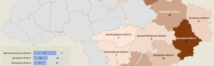 За прошедшие сутки, 3 мая, российские войска обстреляли территорию 10 областей Украины