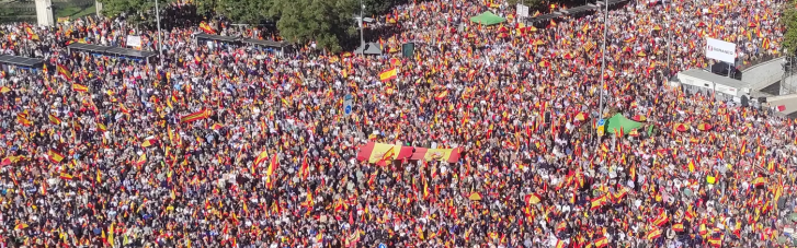 В Іспанії зібрався рекордний антиурядовий протест проти амністії каталонських сепаратистів