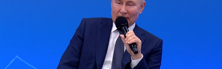 Недорікуватий Путін, запинаючись, розповів російським школярам "секрет успіху" (ВІДЕО)