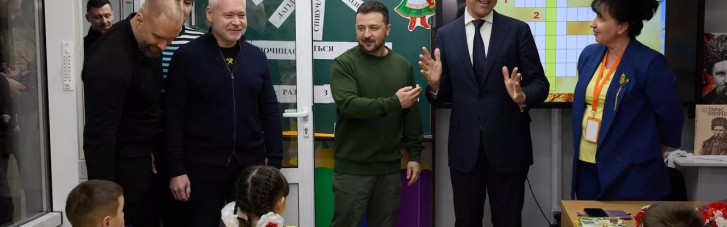 Премьер Нидерландов приехал в Харьков: посетил вместе с Зеленским подземную школу (ФОТО, ВИДЕО)