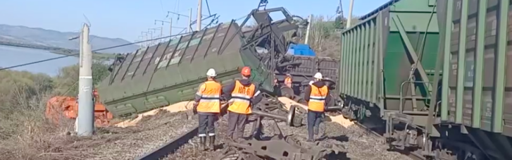 Рельсовая война: На Забайкальской железной дороге масштабная авария (ФОТО)