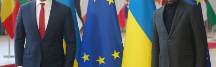 Шмыгаль в Брюсселе обсудил с президентом Евросовета ассоциацию Украины с ЕС