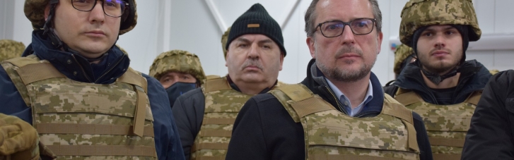 Европейские министры съездили на линию разграничения на Донбассе