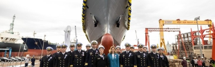 Новітній корвет українських ВМС зроблено з маріупольської сталі "Метінвесту"