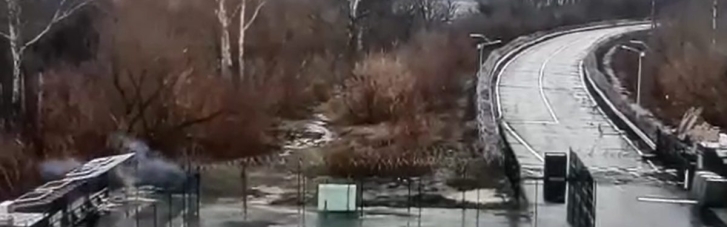 Российские наемники снова обстреливают дорожный коридор "Луганск-Счастье" (ВИДЕО)