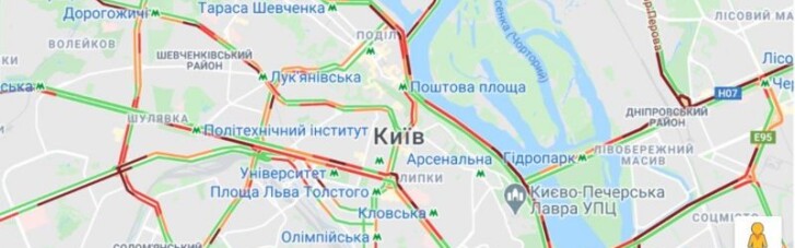 Первый день локдауна в Киеве: тарифы на такси бьют рекорды (ФОТО)