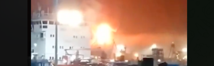 В Ленинградской области РФ в ночь на 21 января снова раздавались взрывы: теперь в районе нефтяного терминала