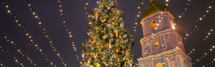 Новогодняя елка в Киеве вошла в ТОП красивейших в Европе (ФОТО)