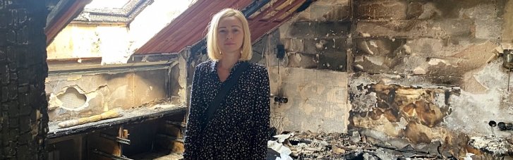 "Посыпались части крыши, я чудом уцелела": киевлянка рассказала об обстреле ЖК (ФОТО)
