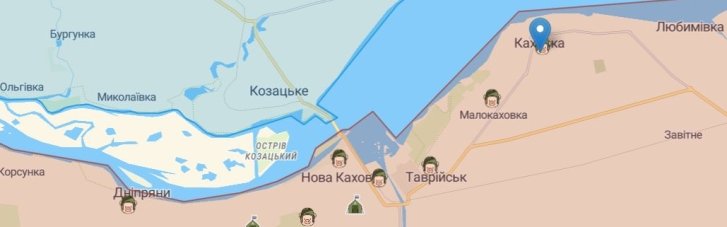 Оккупанты эвакуируют "администрацию" Каховки на левом берегу Днепра
