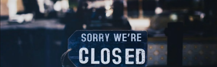 В прошлом году из-за пандемии коронавируса в Украине закрылось 4000 кафе и ресторанов