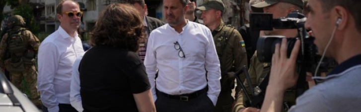 Прем’єр Люксембургу відвідав Київщину: нажаханий масштабами руйнувань Бородянки