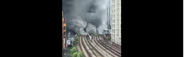 У Лондоні поряд із залізничною станцією спалахнула пожежа: підозрюють вибух (ВІДЕО)