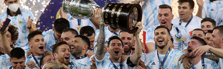 Футбол: Аргентина з Мессі обіграла Бразилію і виграла Кубок Америки 2021 (ФОТО, ВІДЕО)