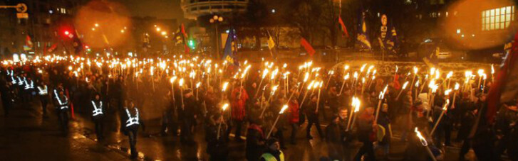 Сегодня вечером в Киеве пройдет факельное шествие