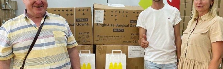 15 тонн медичної допомоги лікарням і військовим передав Гончаренко центр у Подільську