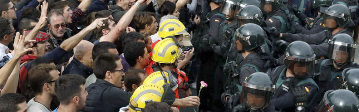 Распятые мальчики Барселоны. Как из Мадрида делают "киевскую хунту"